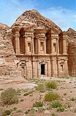 Petra - the facade of al-Deir (the Monastery) 